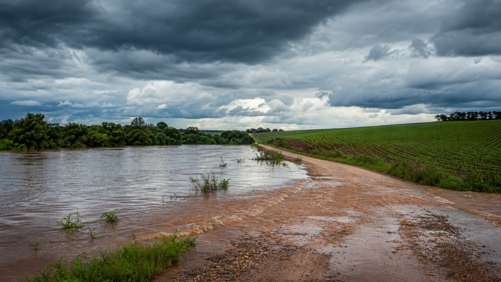 Defesa Civil alerta para risco de inundações no Rio Grande do Sul