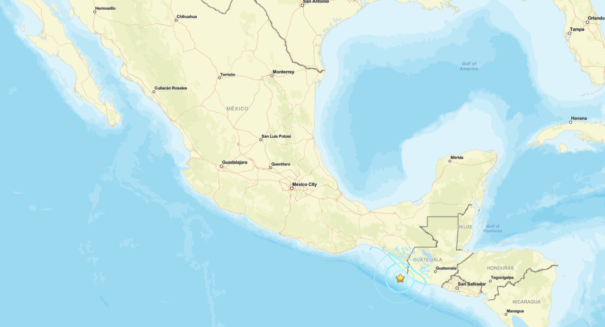 Terremoto de 5,9 magnitude assola costa do México