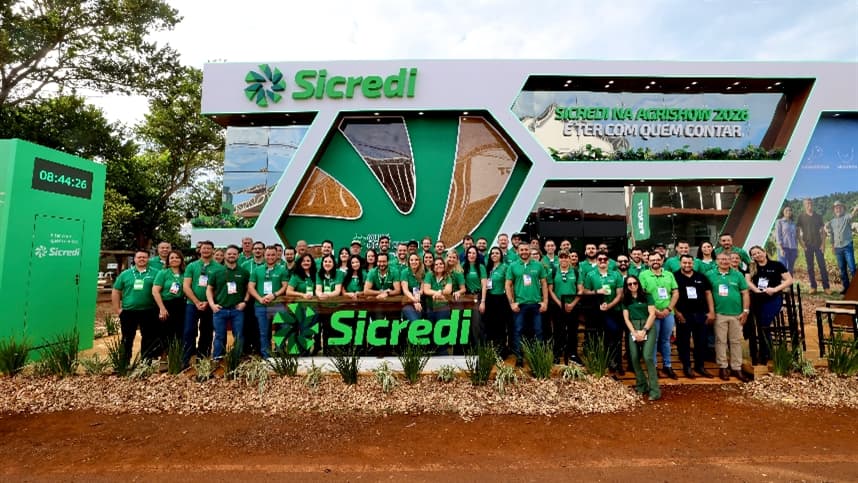 Sicredi apresenta avanços no apoio ao agronegócio na Agrishow 2026