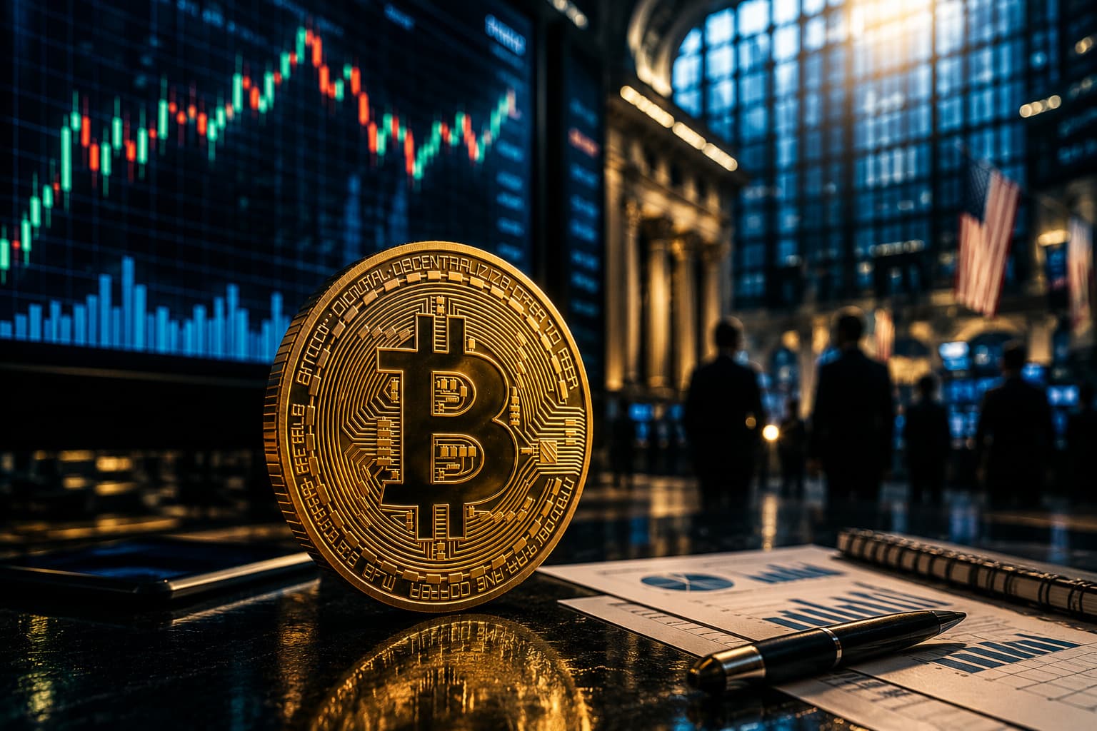 Bitcoin oscila enquanto ETFs e sinais do Fed direcionam atenção do mercado