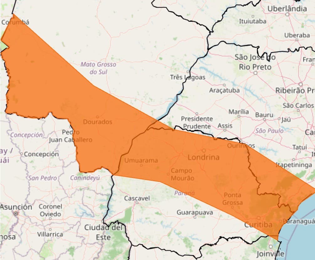 Massa de ar frio provoca queda de temperatura no Sul do Brasil