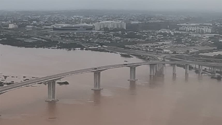 Enchente histórica: Guaíba atinge marca de 4,96m, superando recorde de 1941