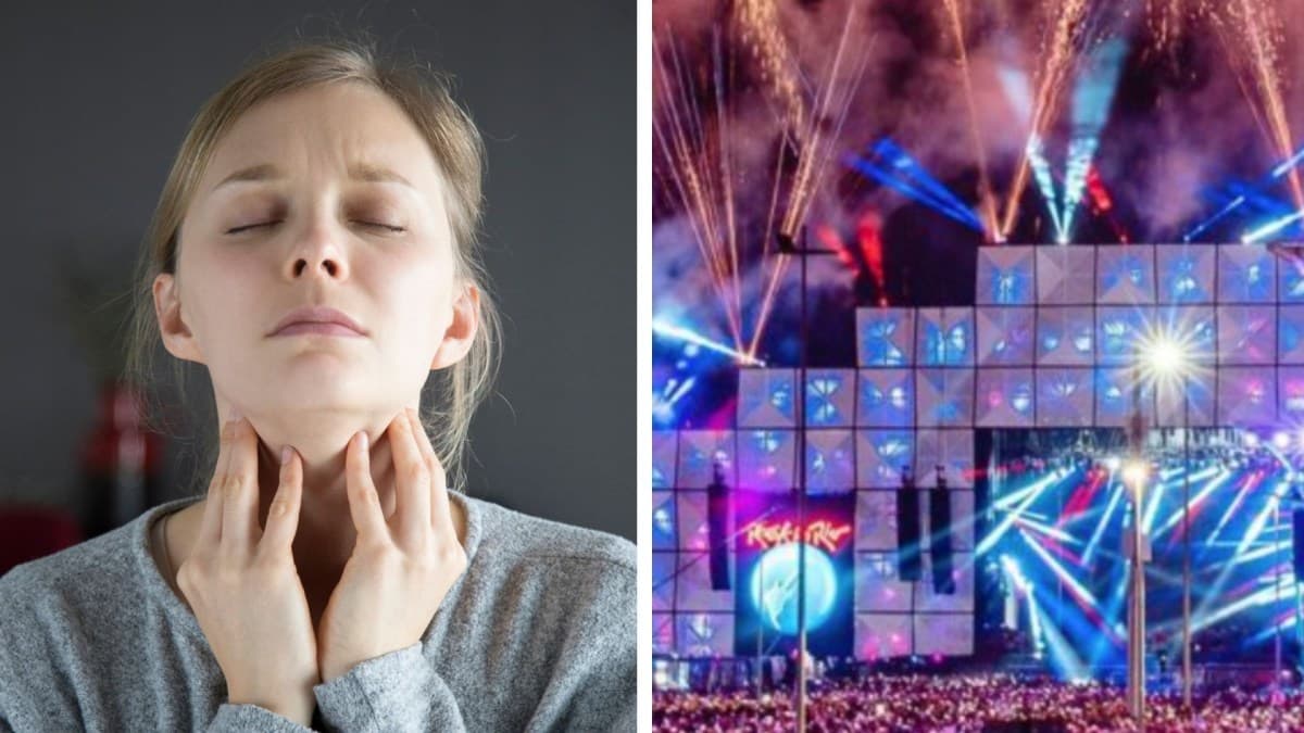 Rouquidão surge após maratona de shows no Rock in Rio