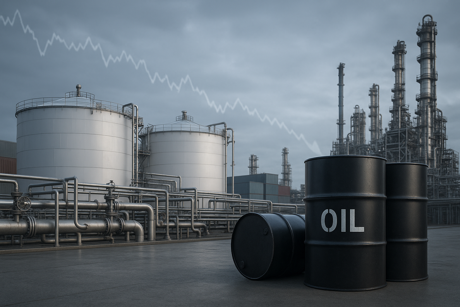 Petróleo encerra semana em queda devido a dados de oferta e demanda