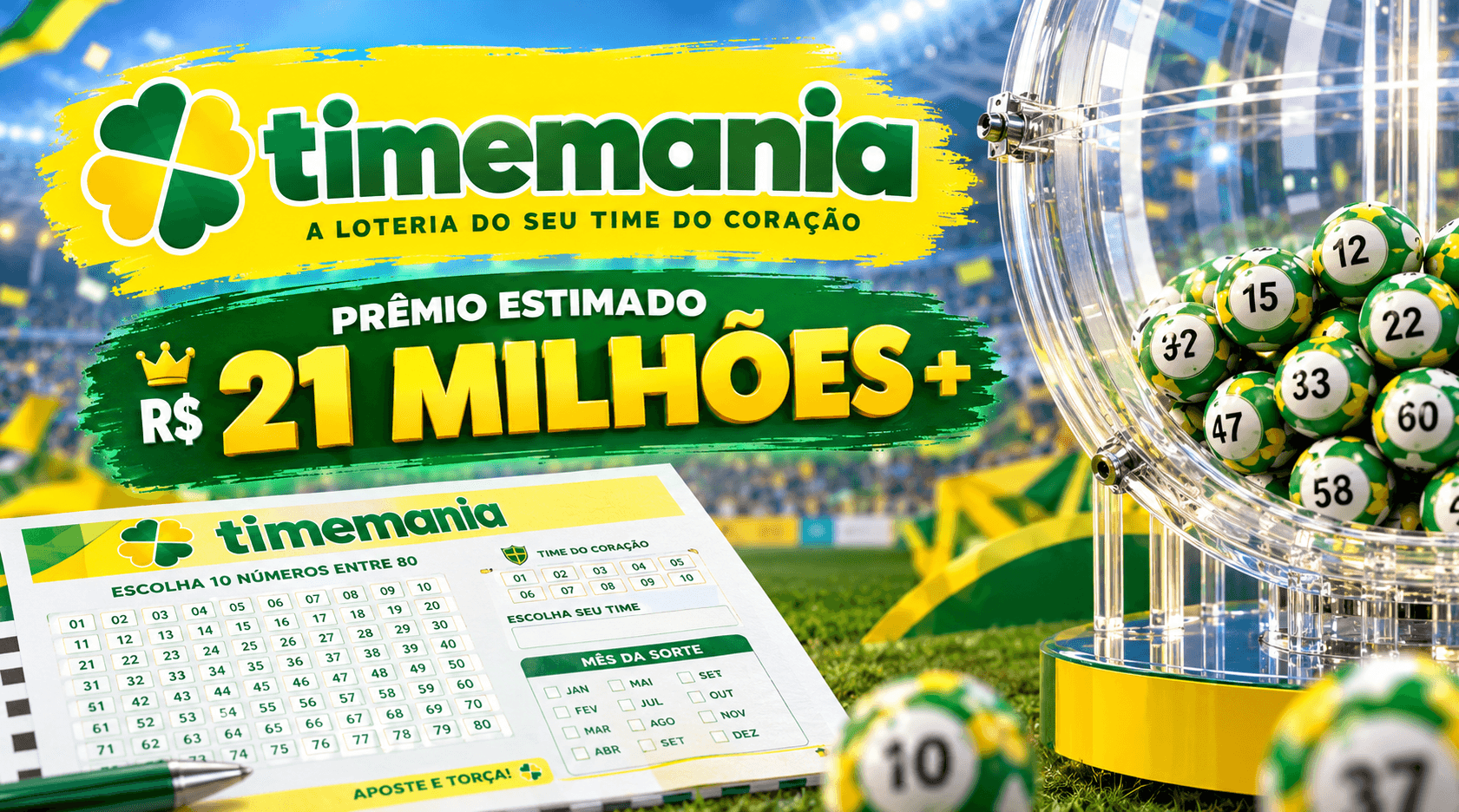 Timemania hoje: resultado do concurso 2457 e ganhadores do prêmio de R$ 21,3 milhões