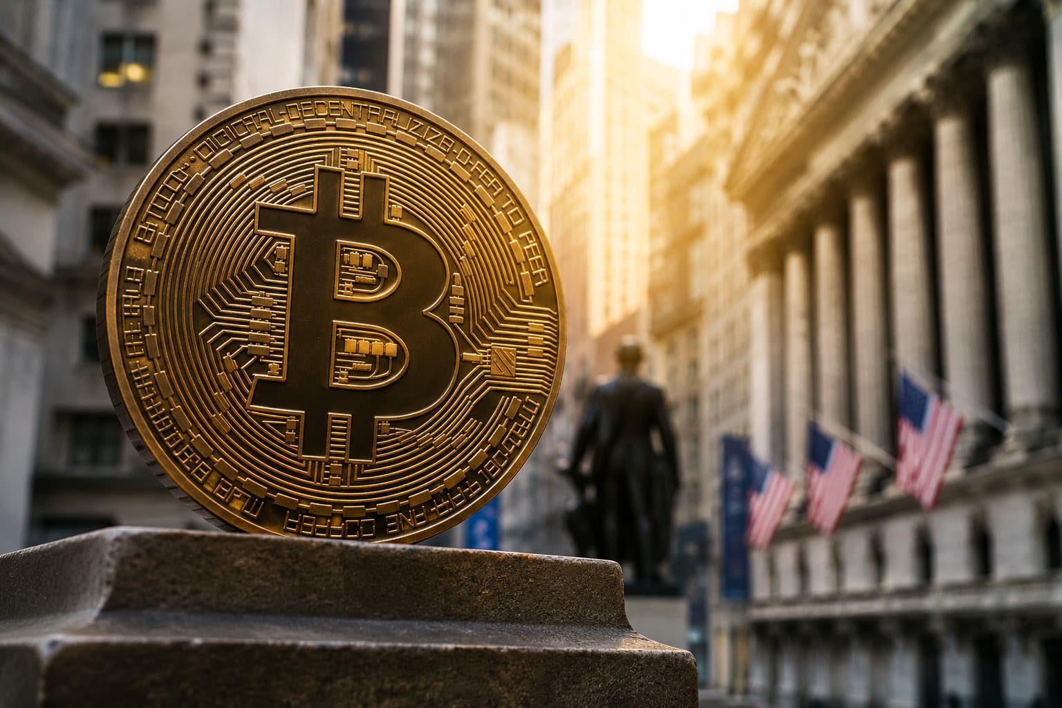 Bitcoin oscila perto de US$ 84 mil enquanto mercado reage à alta dos juros e fluxos de ETFs