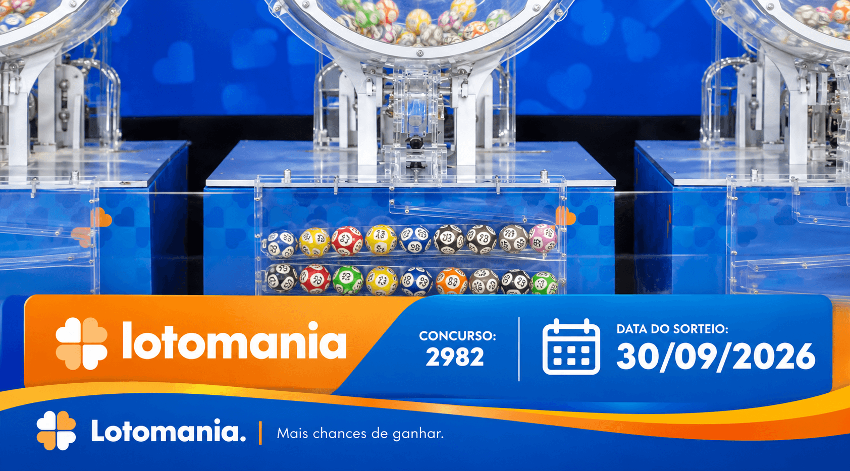 Resultado da Lotomania de hoje: concurso 2982 tem 20 números sorteados