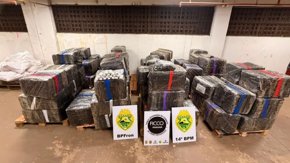 Polícia apreende 4,2 toneladas de drogas na BR-277, Paraná