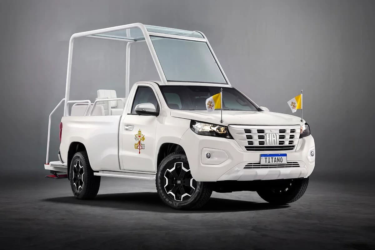Fiat Titano será adaptado como papamóvel para Papa Leão XIV no Uruguai