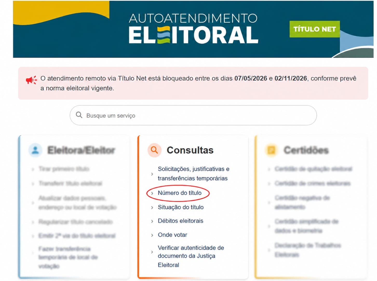 Como consultar zona e seção eleitoral para eleições de 2026