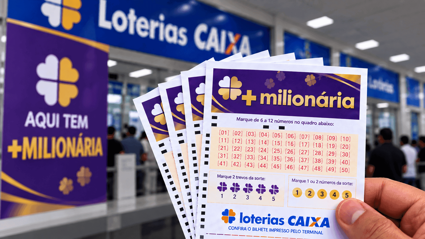Resultado da +Milionária 397: confira os números e os trevos sorteados hoje