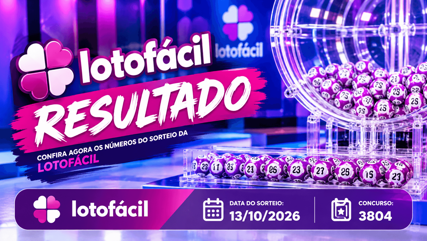Resultado da Lotofácil 3803: confira os 15 números sorteados e o prêmio