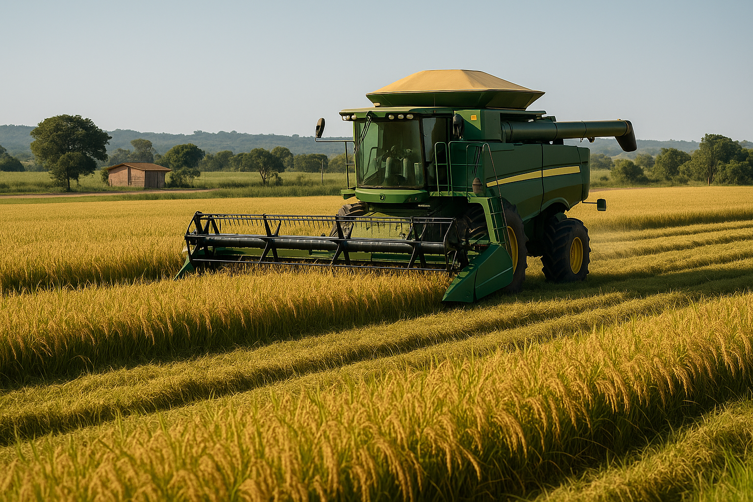 Conab entrega colheitadeira em Vianópolis para fortalecer agricultura familiar