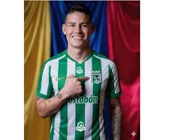 James Rodríguez demonstra satisfação com desempenho no Atlético Nacional