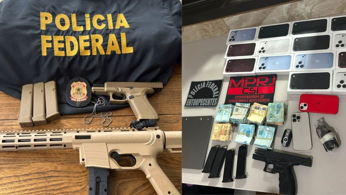Operação Magen prende cinco pessoas, incluindo ex-policiais, por tráfico de armas