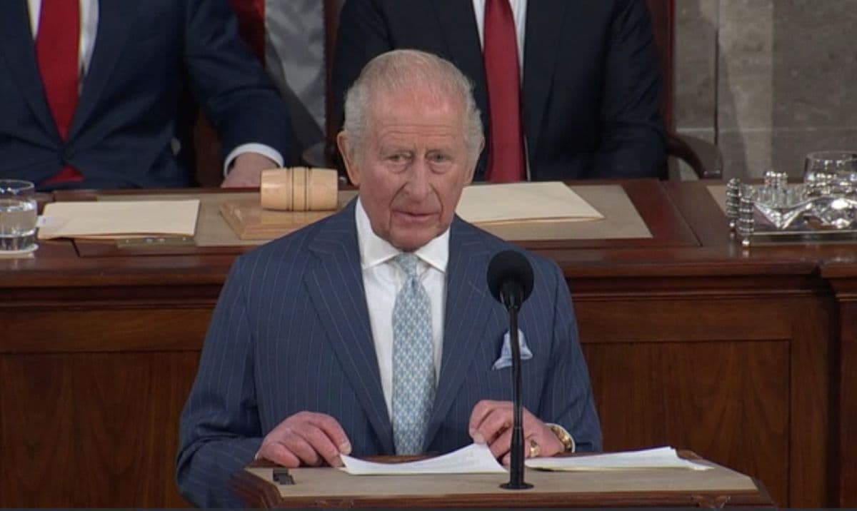 Rei Charles III apela à união entre EUA e Reino Unido no Congresso