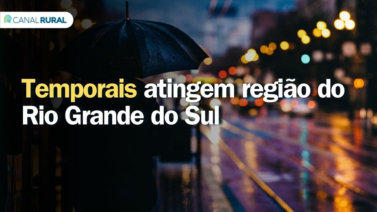 Rio Grande do Sul enfrenta temporais por influência da Amazônia