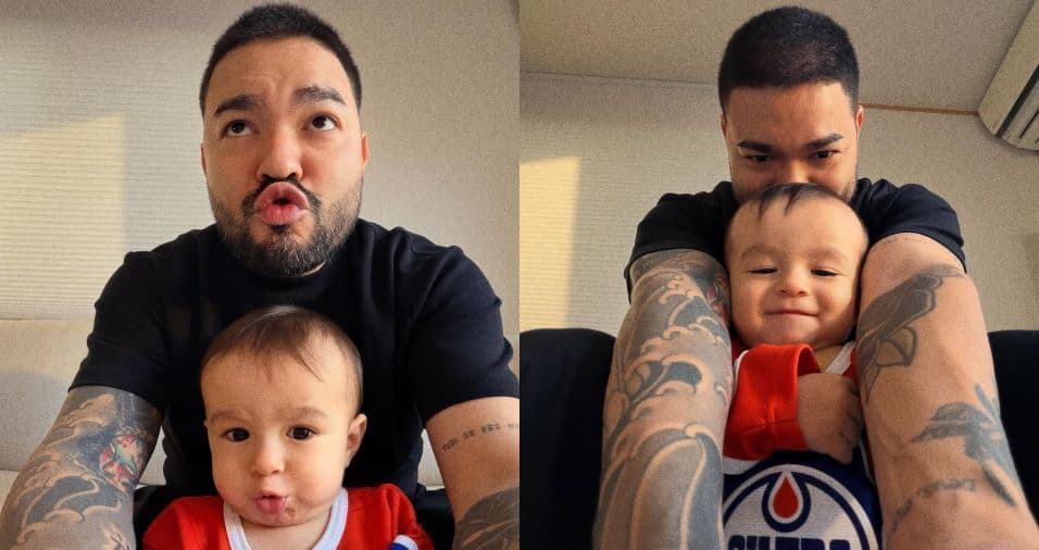 Yudi Tamashiro celebra primeiro ano do filho com novas fotos