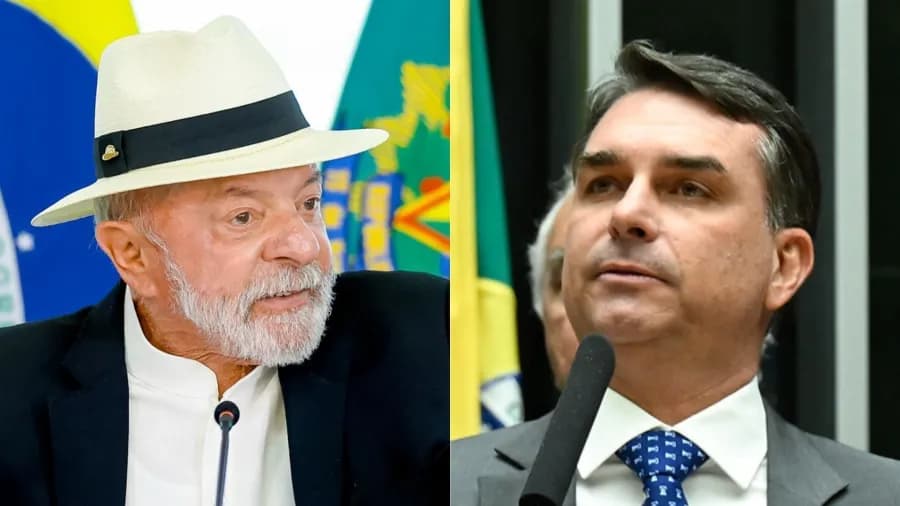 Pesquisa de intenção de voto para presidente mostra Lula na liderança e disputa apertada com Flávio Bolsonaro