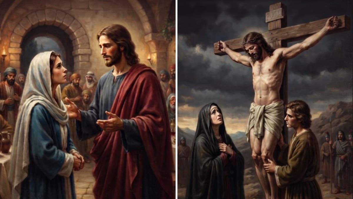 O papel teológico de Maria nas Bodas de Caná e na crucificação