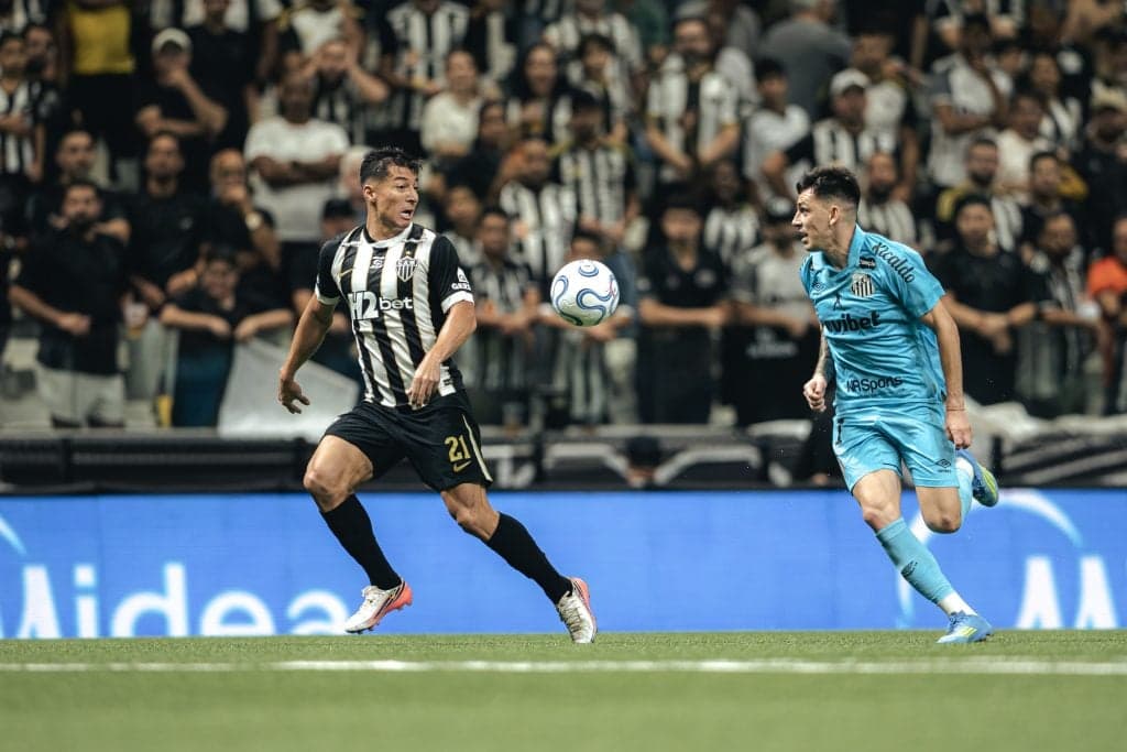 Atlético-MG avança para semifinal da Copa Sul-Americana após vencer Santos