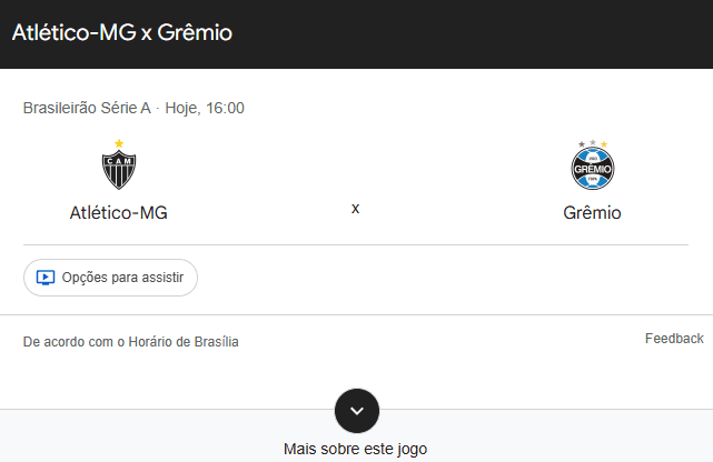 Atlético-MG x Grêmio: onde assistir ao vivo, horário e detalhes do jogo pelo Brasileirão
