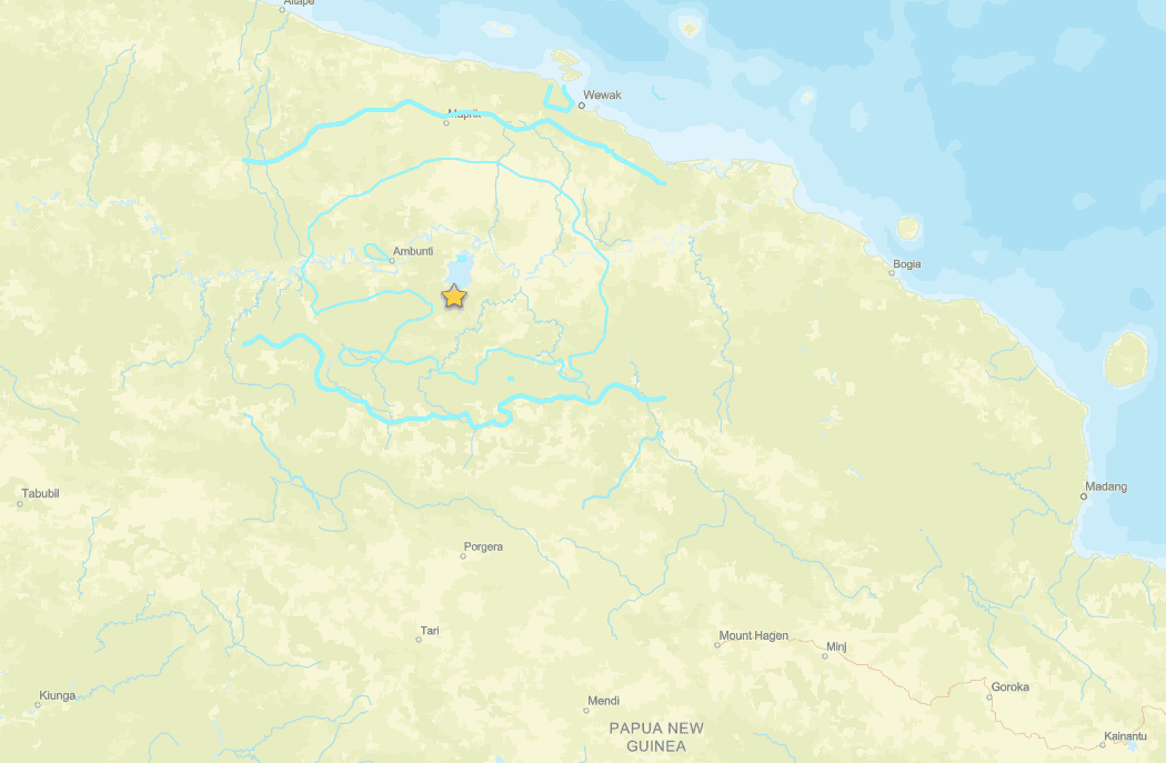 Terremoto de magnitude 5,4 atinge Papua-Nova Guiné