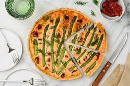 Receitas práticas de quiches vegetarianas saudáveis para o jantar