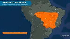 Veranico afeta São Paulo e mais 12 estados até quarta-feira