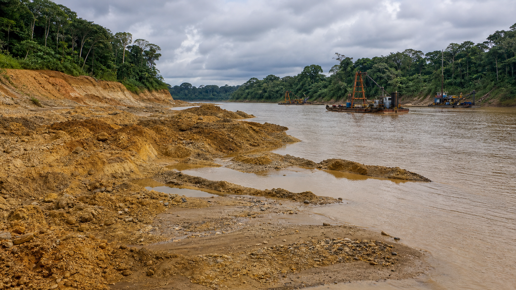 Proibição do mercúrio na mineração é defendida na Amazônia