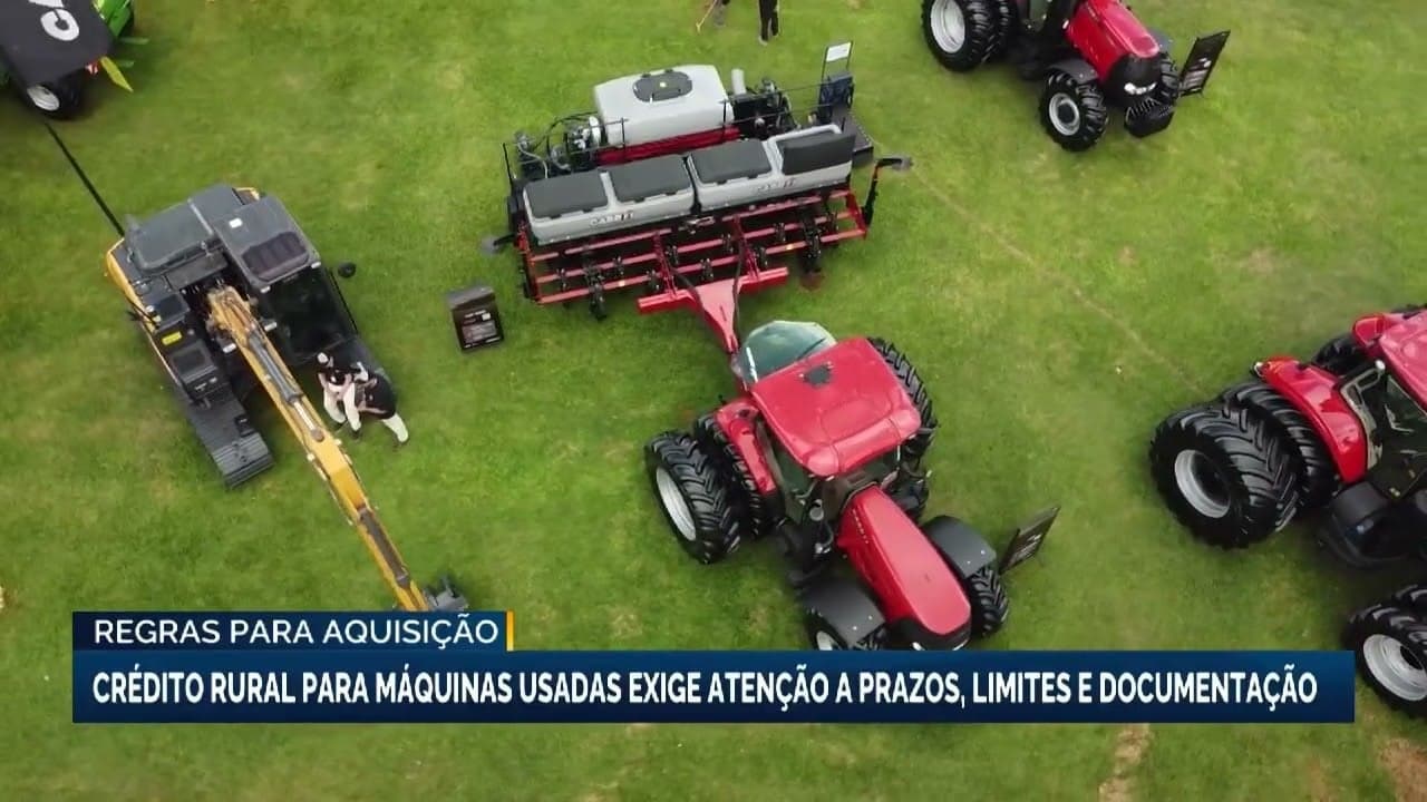 Crédito rural permite compra de máquinas usadas, mas com restrições