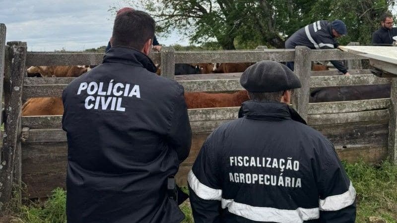 Operação investiga desvio de gado e apreende 400 bovinos no RS