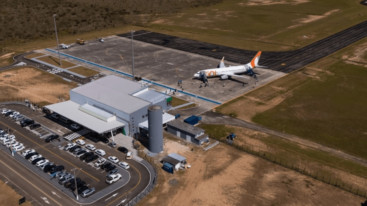 Aeroporto de Correia Pinto registra 29,4% de aumento no fluxo de passageiros