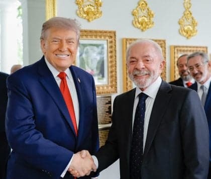 Trump elogia encontro com Lula sobre comércio e tarifas