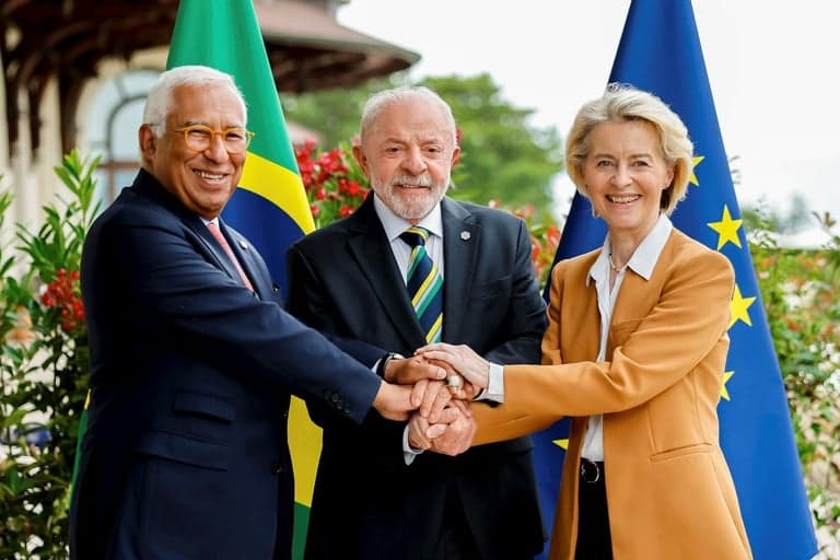 Lula se encontra com líderes europeus para discutir restrições de importação