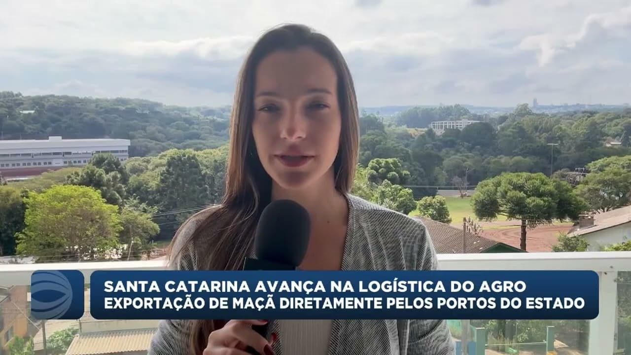 Santa Catarina inicia exportação de maçãs pelos próprios portos