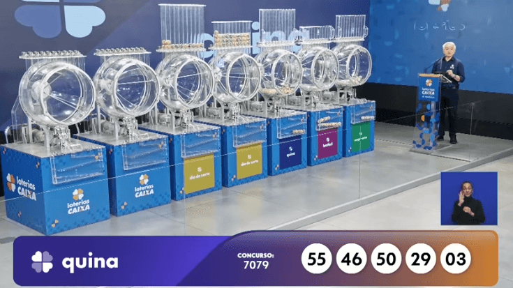 Resultado da Quina 7079 hoje (30/07): confira as cinco dezenas sorteadas