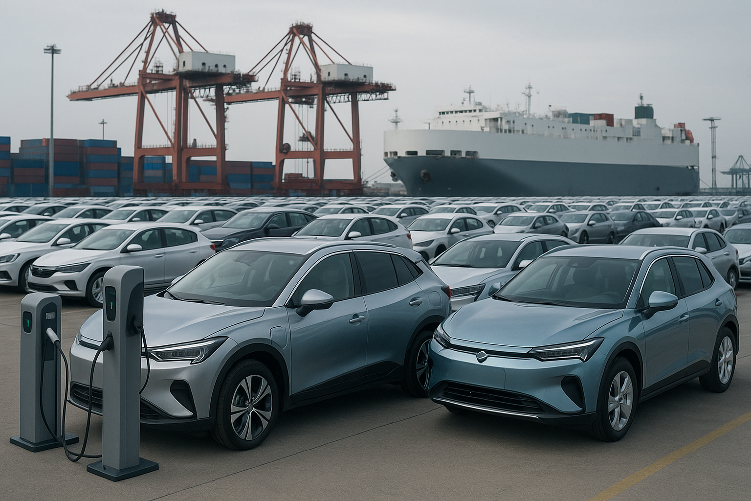 Exportações de veículos de nova energia da China superam combustíveis fósseis