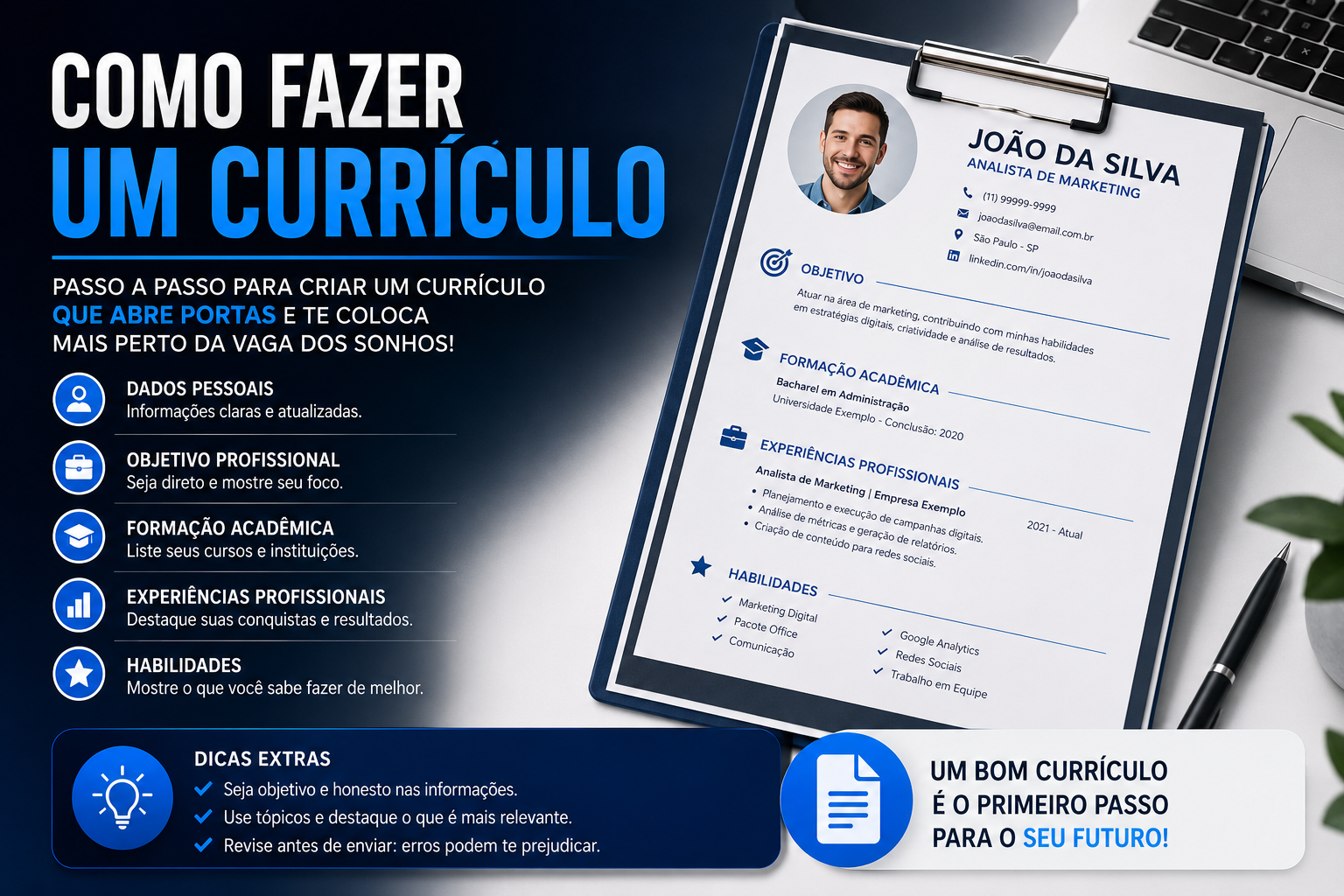 Como fazer um currículo: guia completo para conquistar mais entrevistas em 2026