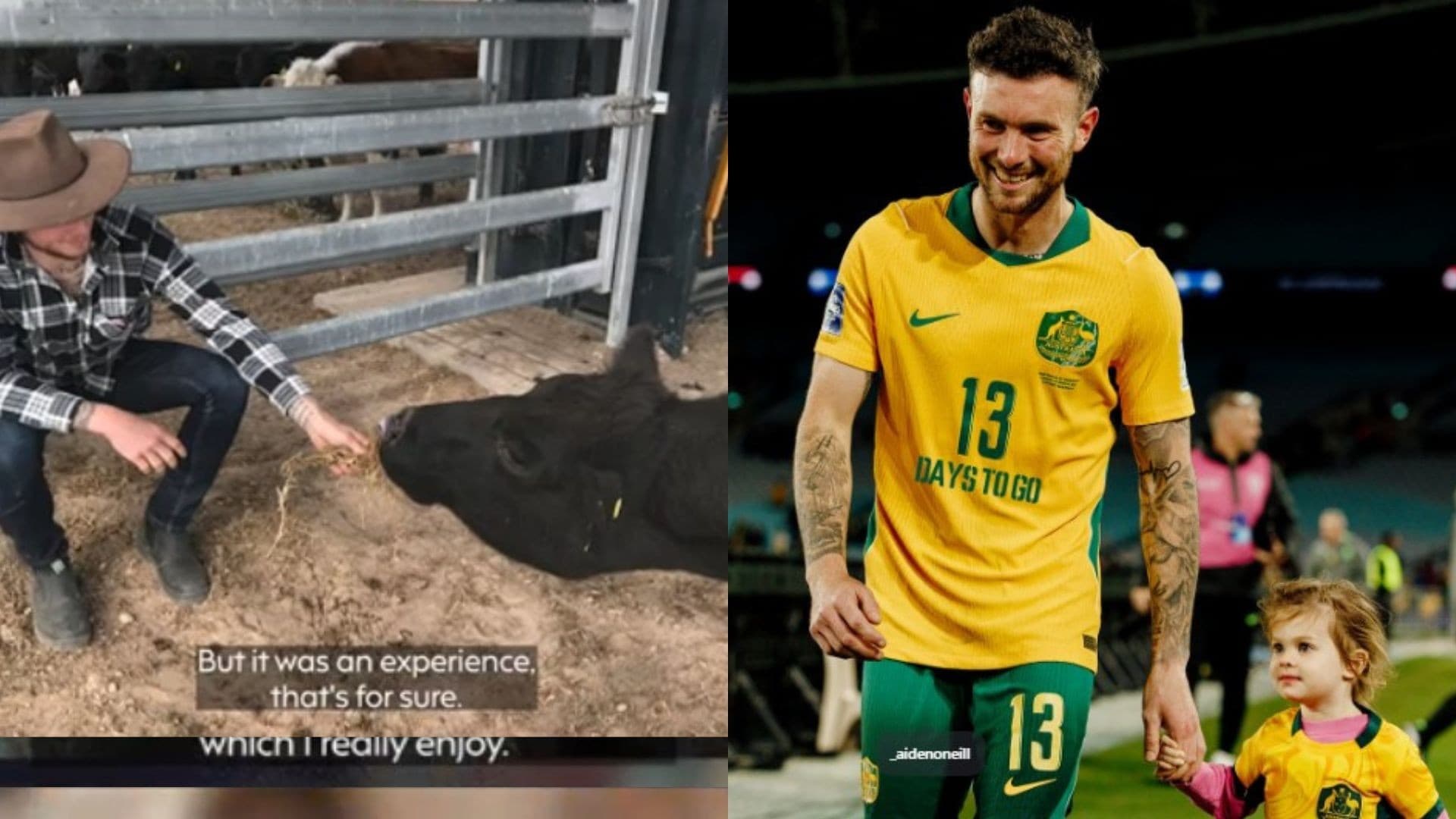 Aiden O’Neill, volante da Austrália, fala sobre sua paixão pela pecuária