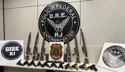 Polícia Federal apreende armamento pesado no Sul Fluminense