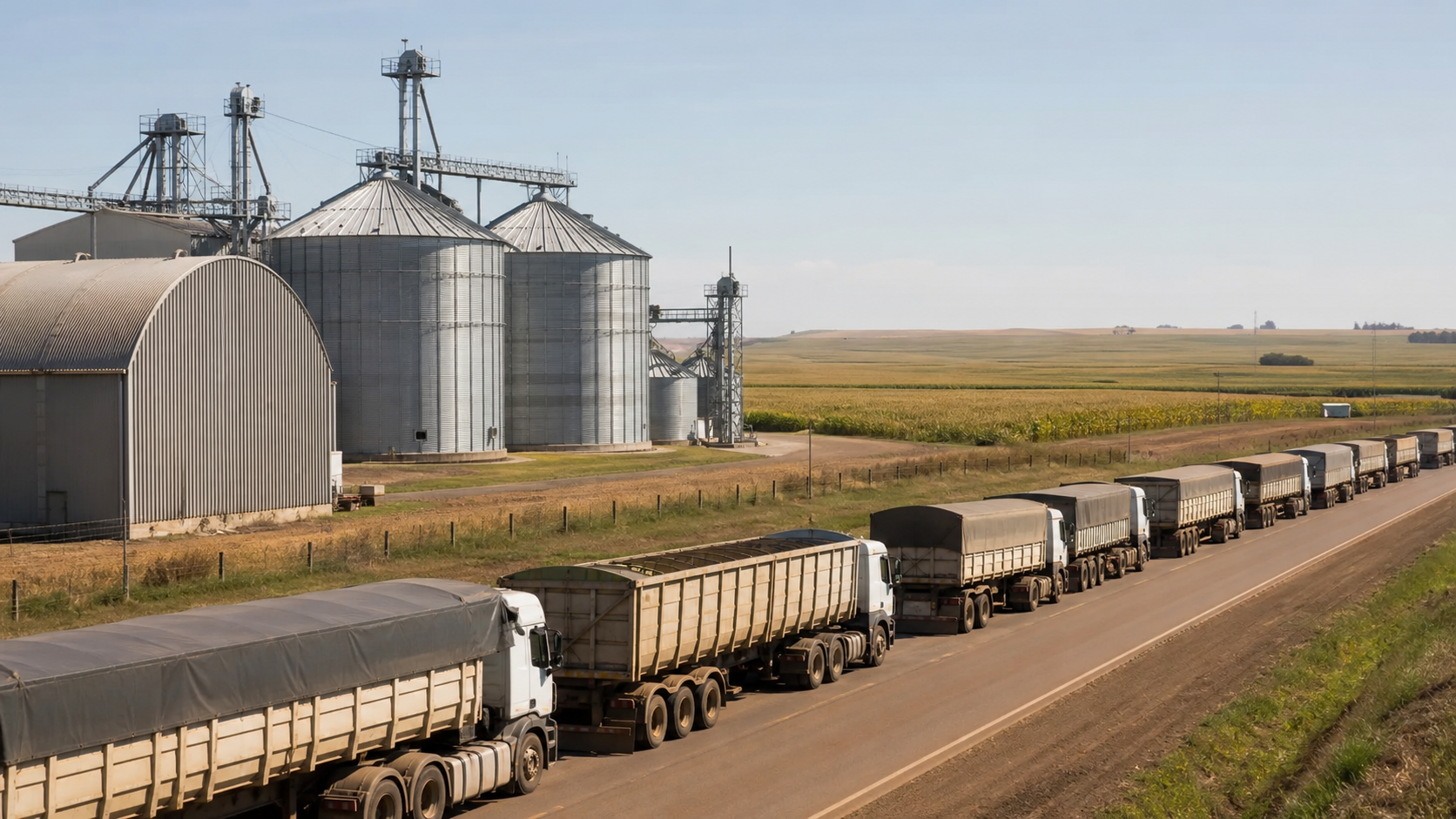 Custos de frete de produtos agrícolas seguem em alta