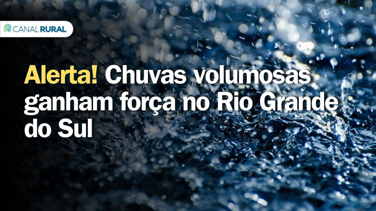Rio Grande do Sul pode enfrentar chuvas intensas e temporais