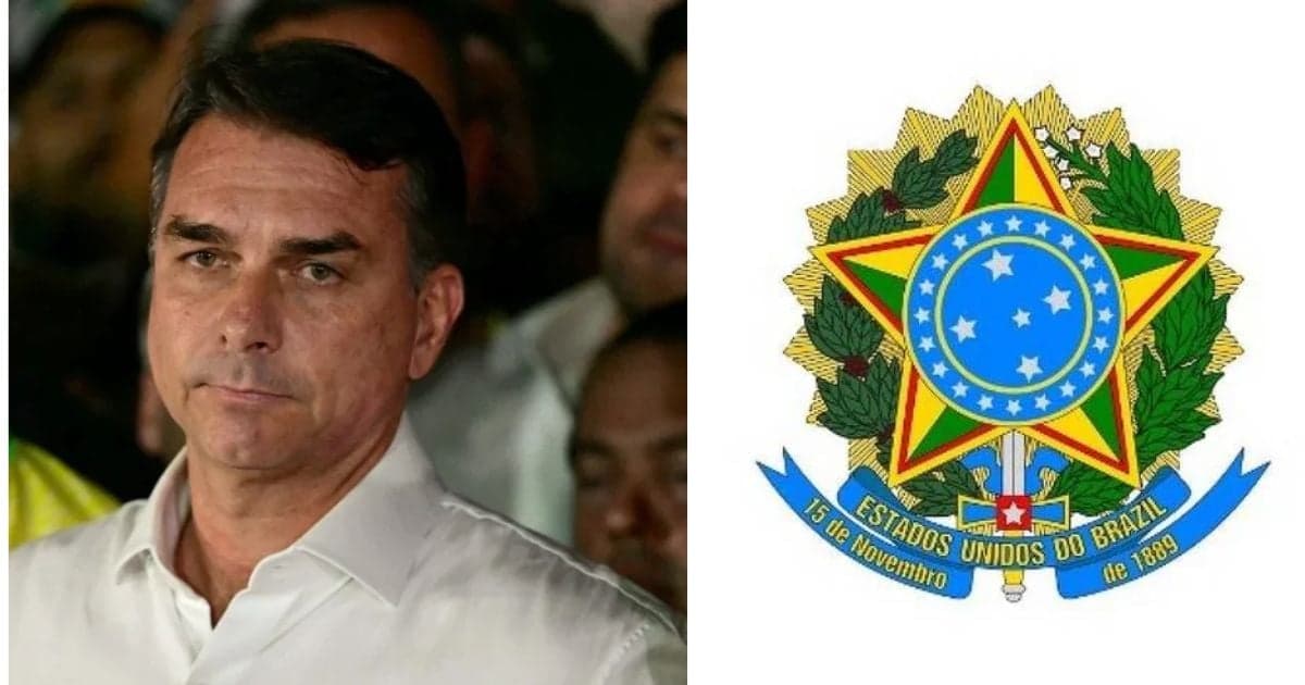 Flávio Bolsonaro se autoproclama presidente em carta com erros históricos