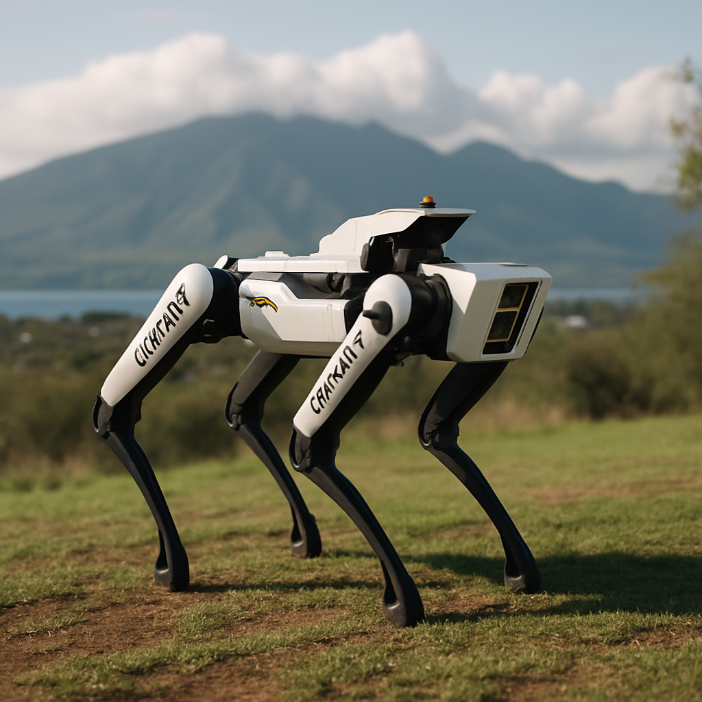 Cachorros robôs otimizam segurança em lavouras da Bayer no Havaí