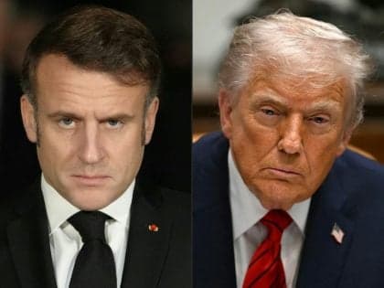 Macron Critica Comentários de Trump Sobre Seu Casamento