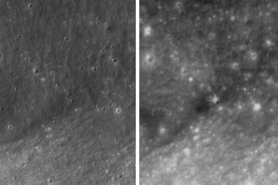 SpaceX: estágio de foguete atinge a Lua e revela cratera em fotos