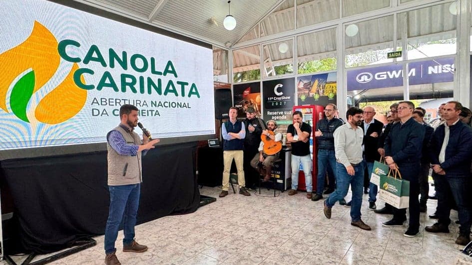 Rio Grande do Sul realiza abertura nacional da colheita de canola