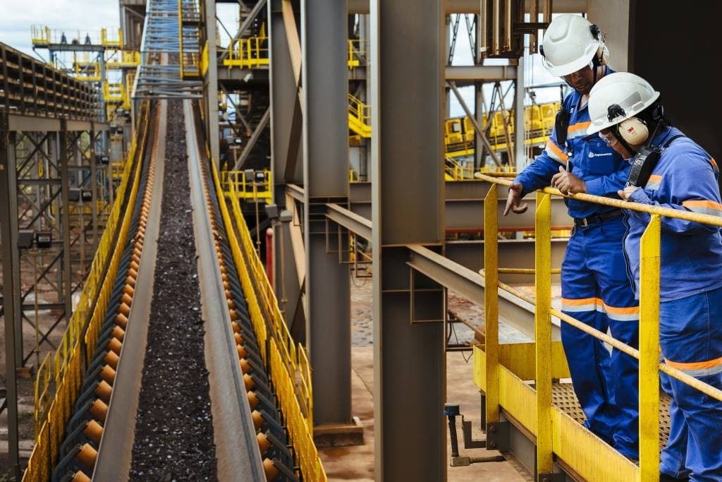 Anglo American registra aumento de 24% na produção de minério no Brasil