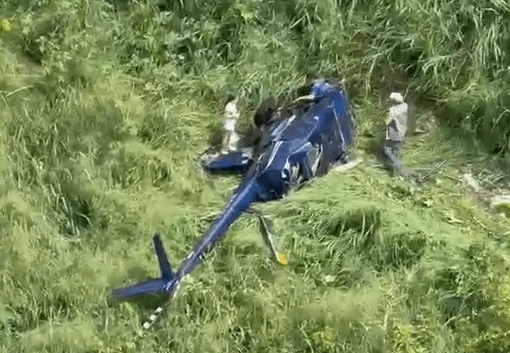 Piloto sem habilitação é libertado após acidente de helicóptero na PB
